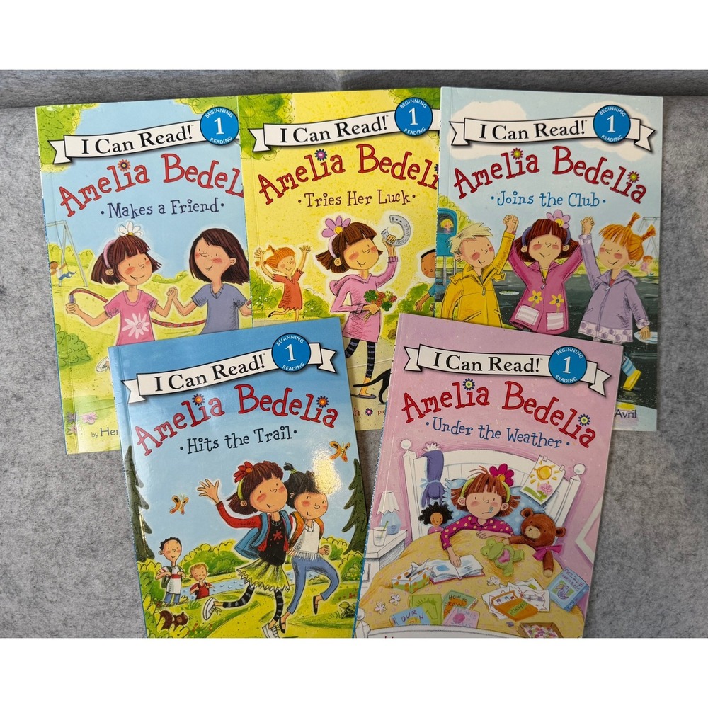 5x Amelia Bedelia "I Can Read" Level‎ 1 books by Herman Parish - Softcover
